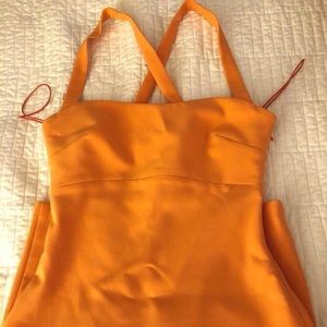 Likely orange size 4 dress